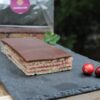 lingonberry layered cookie on the cuttingboard