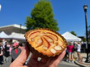 Plum Frangipane Tart; 1 gluten free