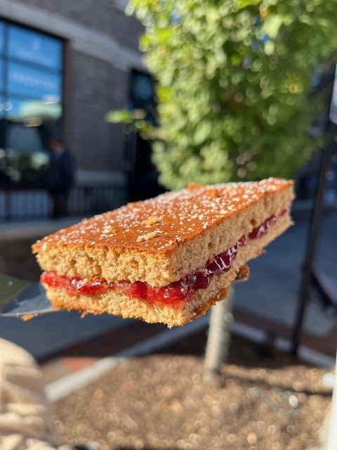 soft gingerbread soft gingerbread with layer of jam